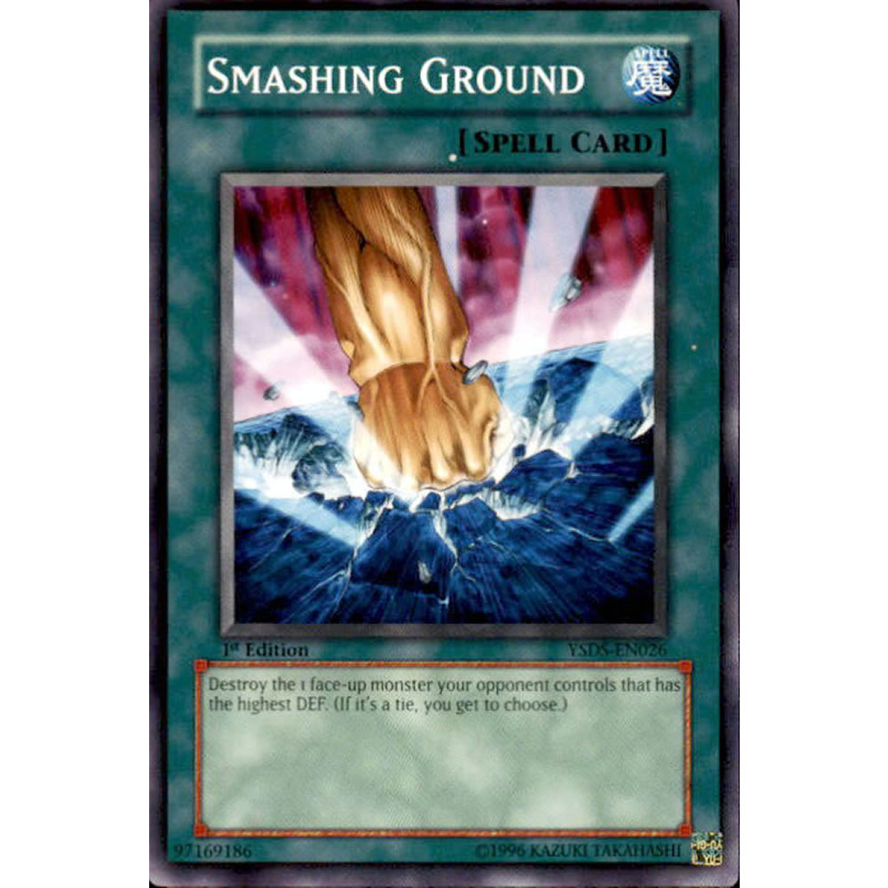 Smashing Ground YSDS-EN026 Yu-Gi-Oh! Card from the Syrus Truesdale Set