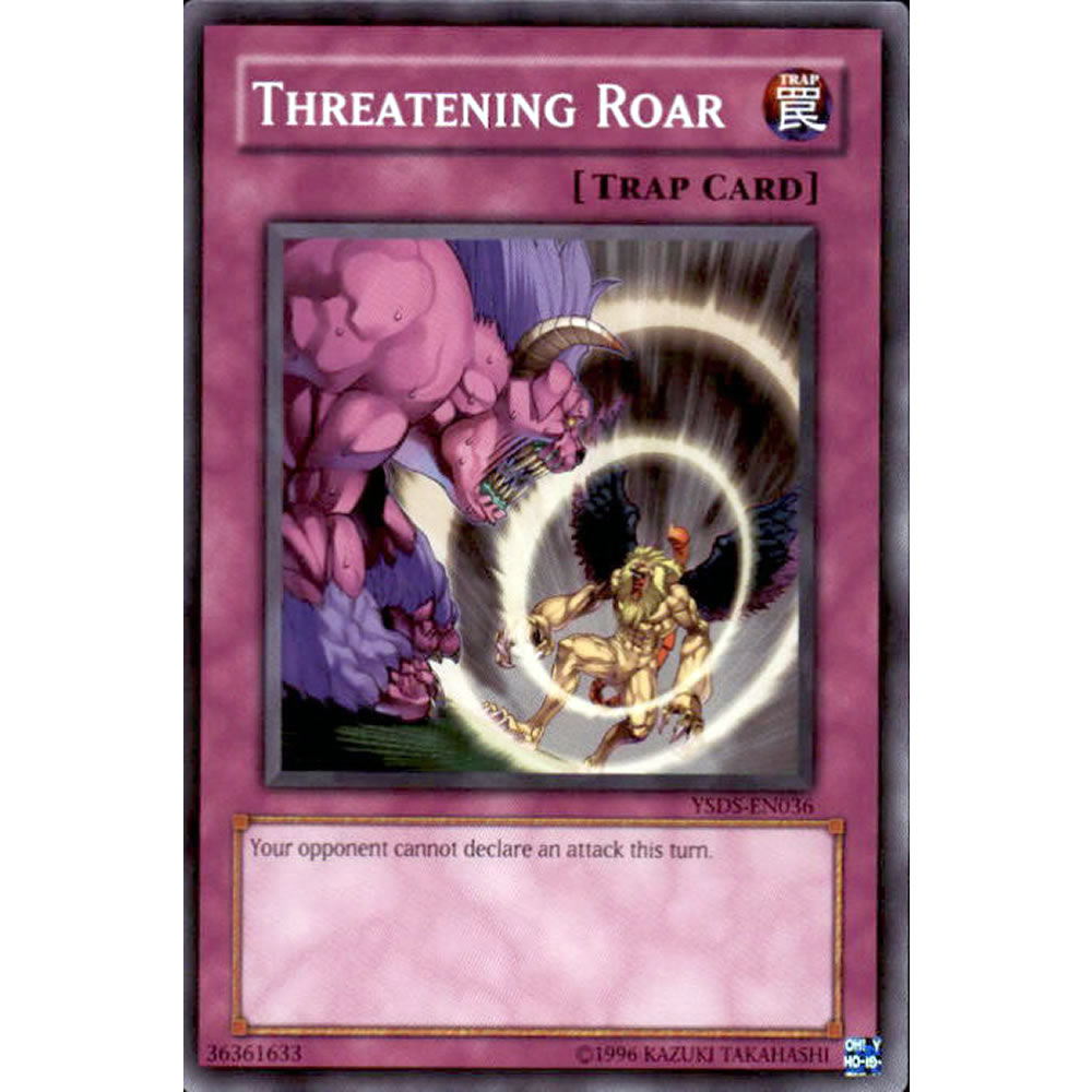Threatening Roar YSDS-EN036 Yu-Gi-Oh! Card from the Syrus Truesdale Set
