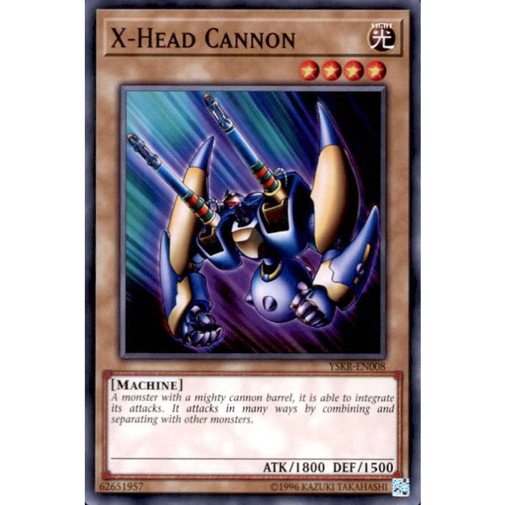 X-Head Cannon YSKR-EN008 Yu-Gi-Oh! Card from the Kaiba Reloaded Set