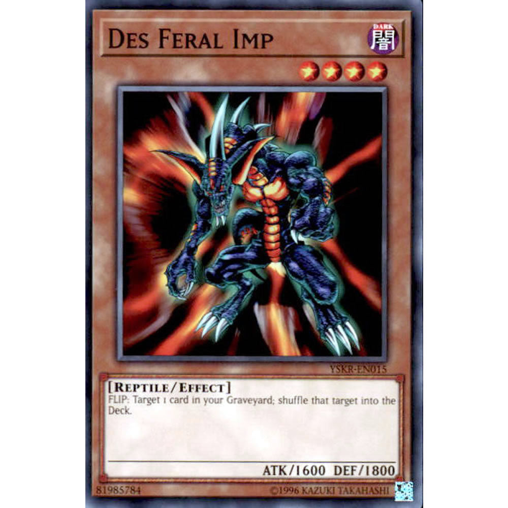 Des Feral Imp YSKR-EN015 Yu-Gi-Oh! Card from the Kaiba Reloaded Set