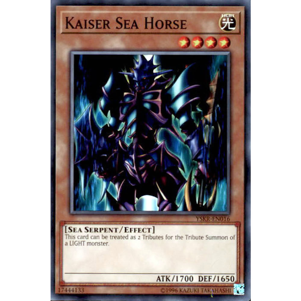 Kaiser Sea Horse YSKR-EN016 Yu-Gi-Oh! Card from the Kaiba Reloaded Set