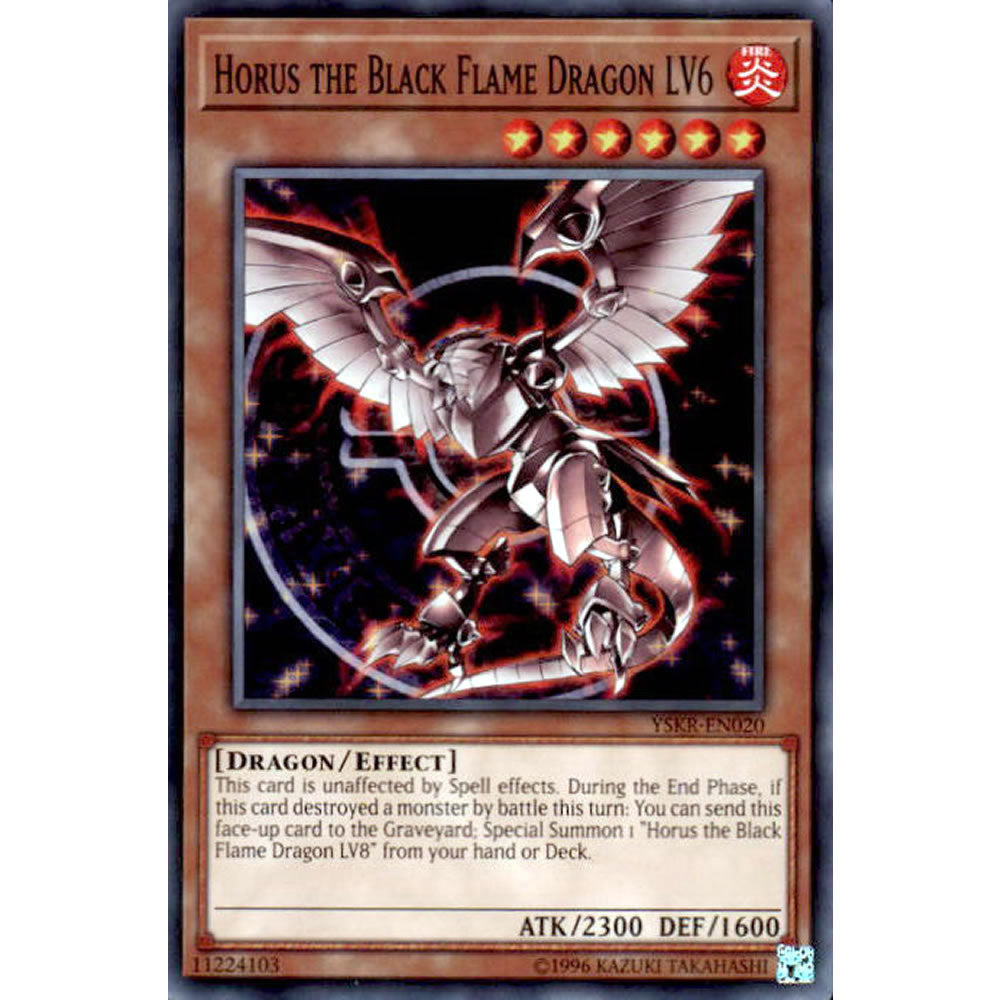 Horus the Black Flame Dragon LV6 YSKR-EN020 Yu-Gi-Oh! Card from the Kaiba Reloaded Set