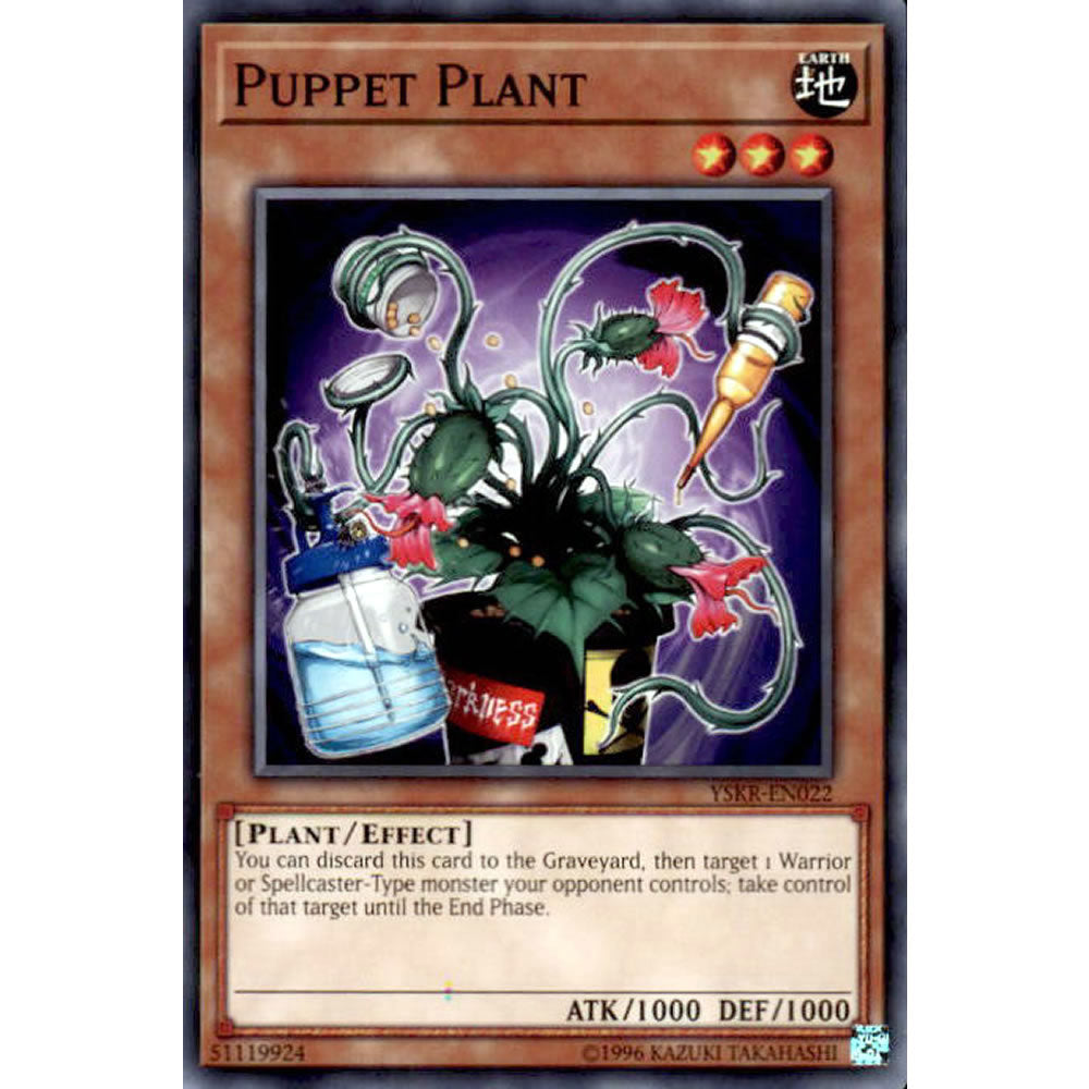 Puppet Plant YSKR-EN022 Yu-Gi-Oh! Card from the Kaiba Reloaded Set