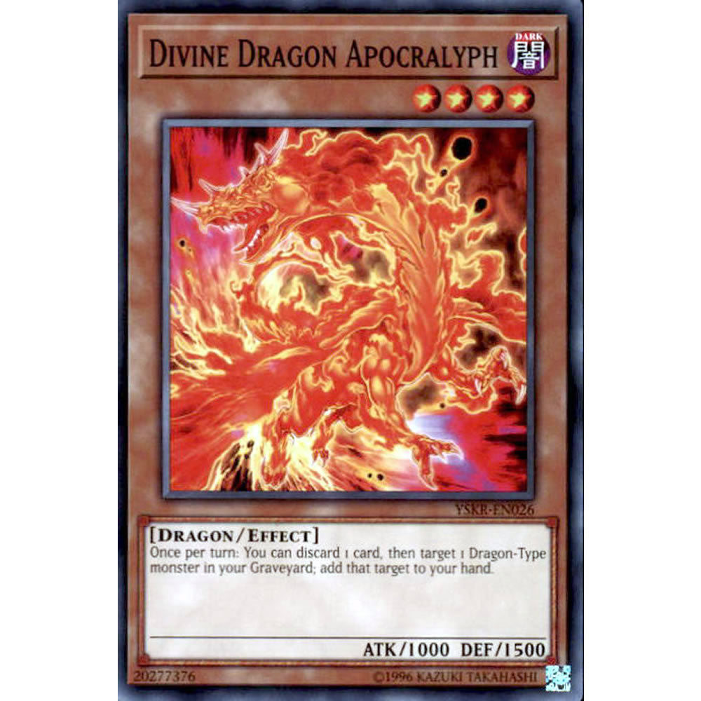 Divine Dragon Apocralyph YSKR-EN026 Yu-Gi-Oh! Card from the Kaiba Reloaded Set