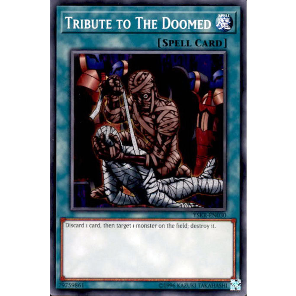 Tribute to the Doomed YSKR-EN030 Yu-Gi-Oh! Card from the Kaiba Reloaded Set