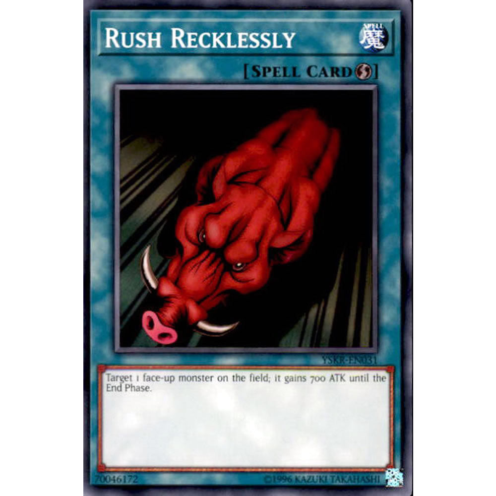 Rush Recklessly YSKR-EN031 Yu-Gi-Oh! Card from the Kaiba Reloaded Set