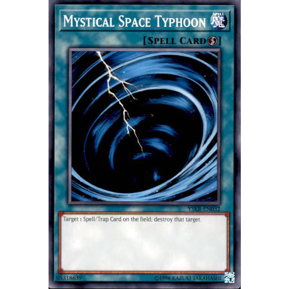 Mystical Space Typhoon YSKR-EN032 Yu-Gi-Oh! Card from the Kaiba Reloaded Set