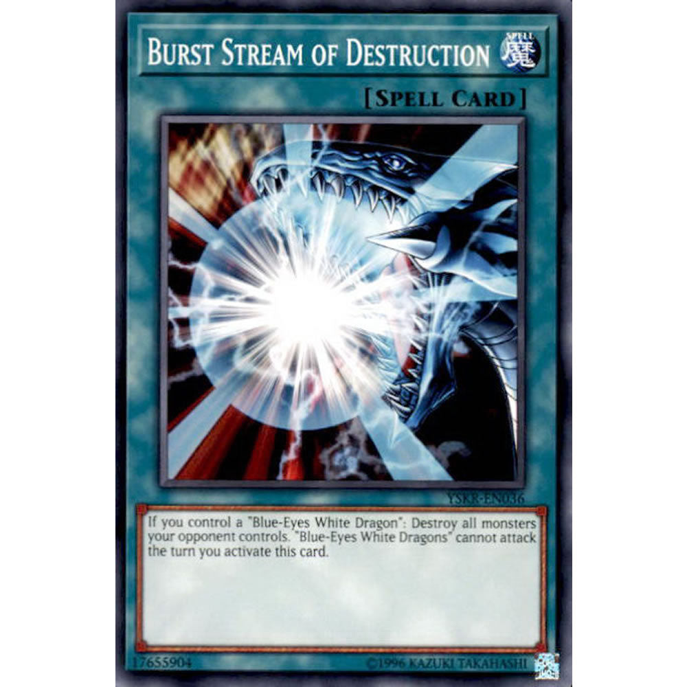 Burst Stream of Destruction YSKR-EN036 Yu-Gi-Oh! Card from the Kaiba Reloaded Set