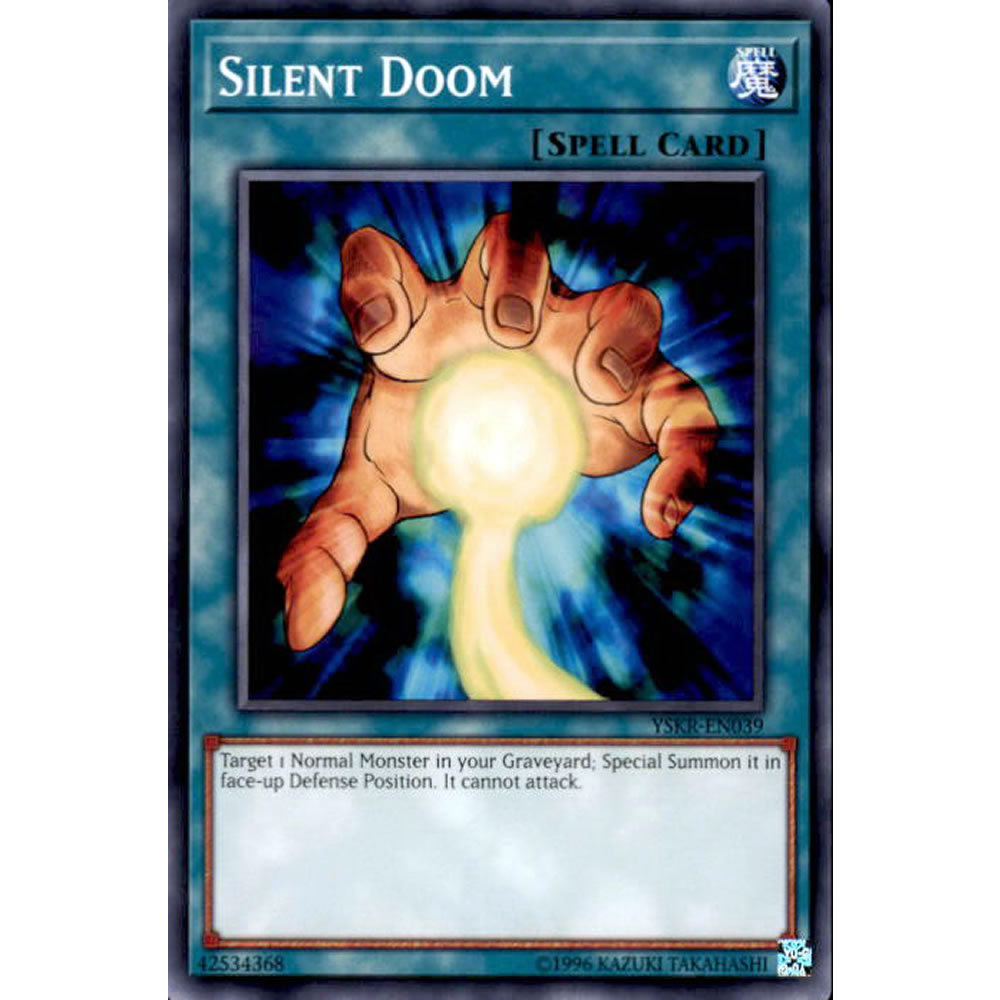 Silent Doom YSKR-EN039 Yu-Gi-Oh! Card from the Kaiba Reloaded Set