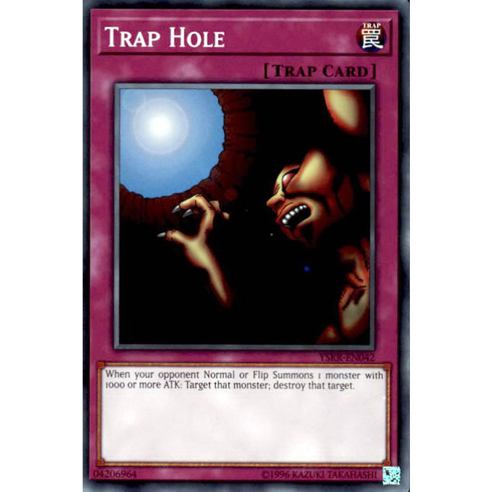 Trap Hole YSKR-EN042 Yu-Gi-Oh! Card from the Kaiba Reloaded Set
