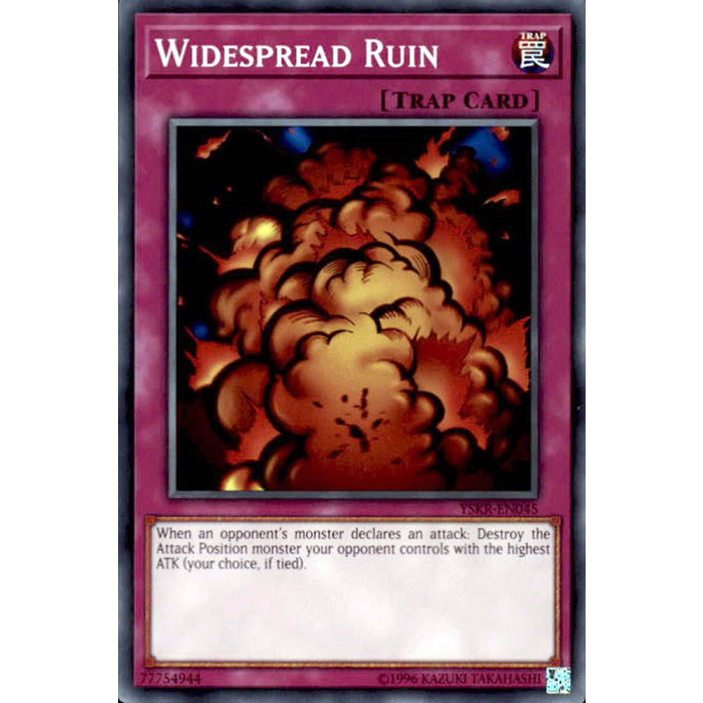 Widespread Ruin YSKR-EN045 Yu-Gi-Oh! Card from the Kaiba Reloaded Set