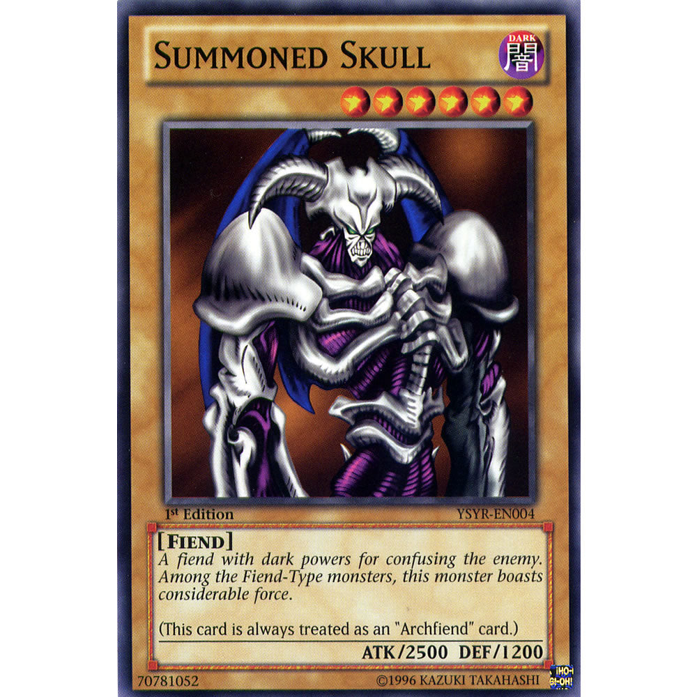 Summoned Skull YSYR-EN004 Yu-Gi-Oh! Card from the Yugi Reloaded Set