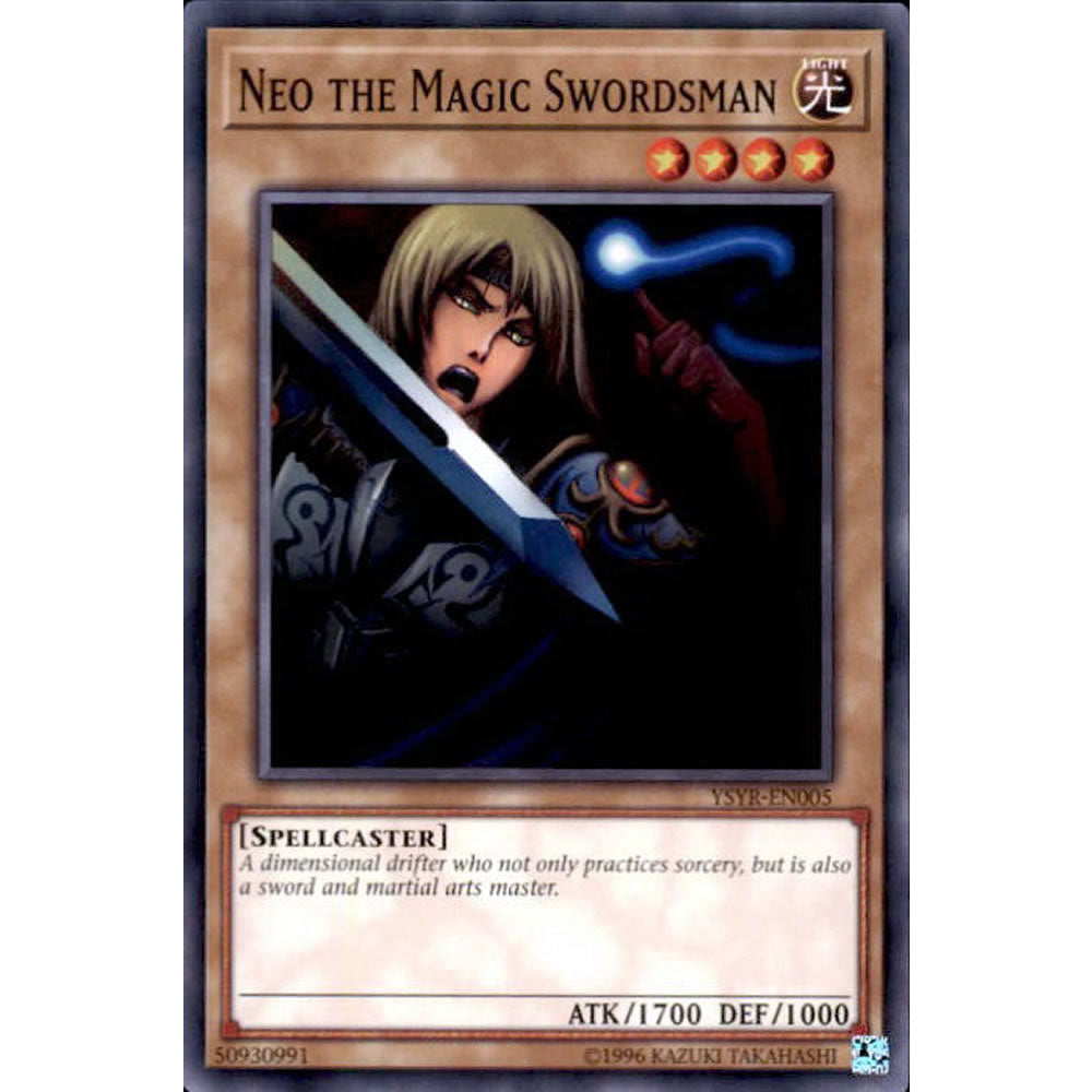 Neo the Magic Swordsman YSYR-EN005 Yu-Gi-Oh! Card from the Yugi Reloaded Set