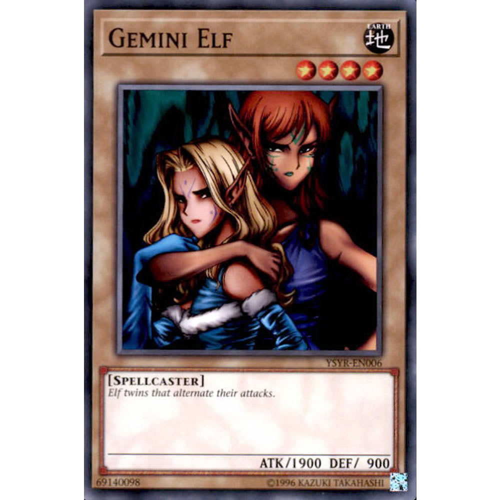 Gemini Elf YSYR-EN006 Yu-Gi-Oh! Card from the Yugi Reloaded Set