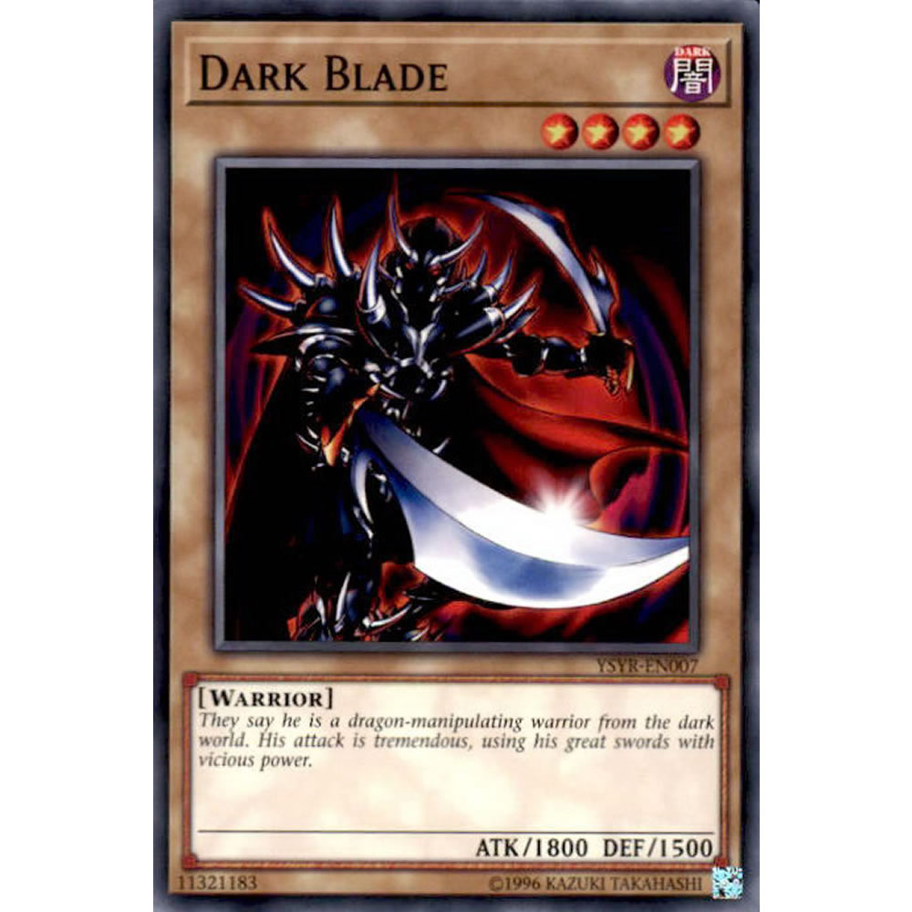 Dark Blade YSYR-EN007 Yu-Gi-Oh! Card from the Yugi Reloaded Set