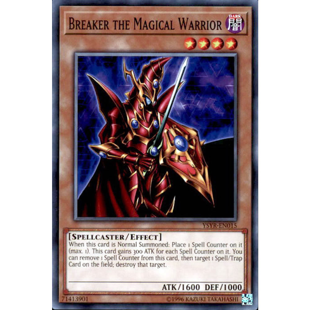 Breaker the Magical Warrior YSYR-EN015 Yu-Gi-Oh! Card from the Yugi Reloaded Set