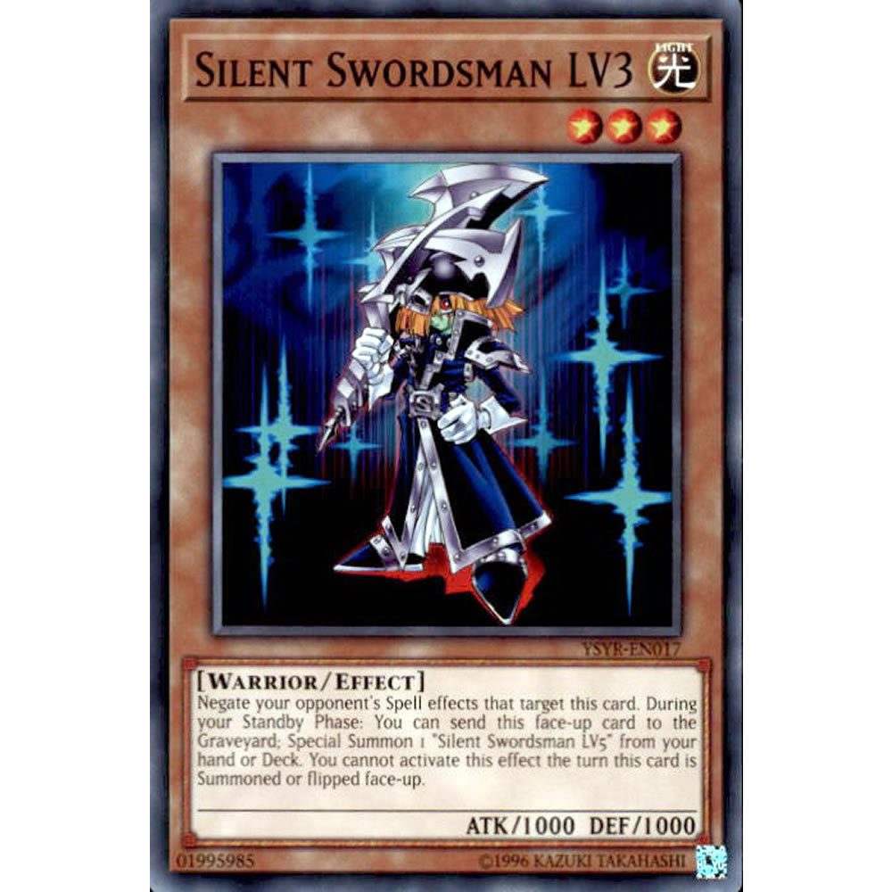 Silent Swordsman LV3 YSYR-EN017 Yu-Gi-Oh! Card from the Yugi Reloaded Set
