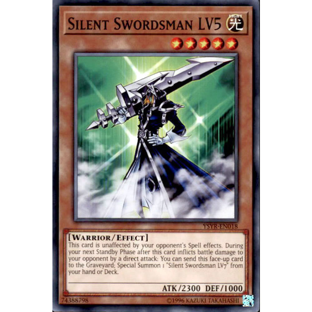Silent Swordsman LV5 YSYR-EN018 Yu-Gi-Oh! Card from the Yugi Reloaded Set
