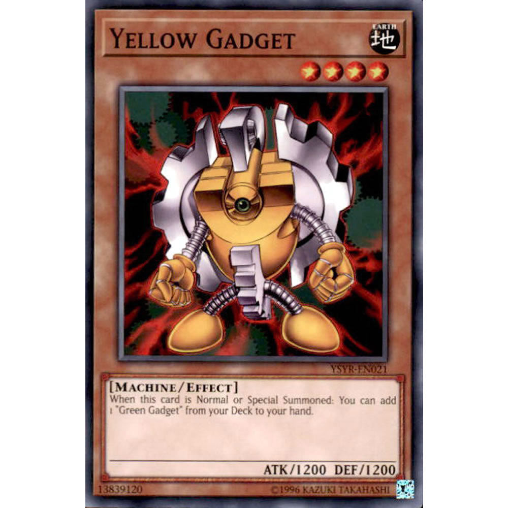 Yellow Gadget YSYR-EN021 Yu-Gi-Oh! Card from the Yugi Reloaded Set