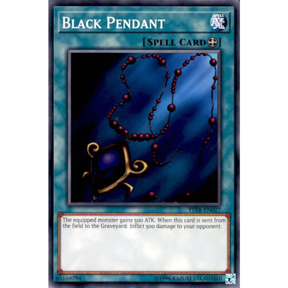 Black Pendant YSYR-EN027 Yu-Gi-Oh! Card from the Yugi Reloaded Set
