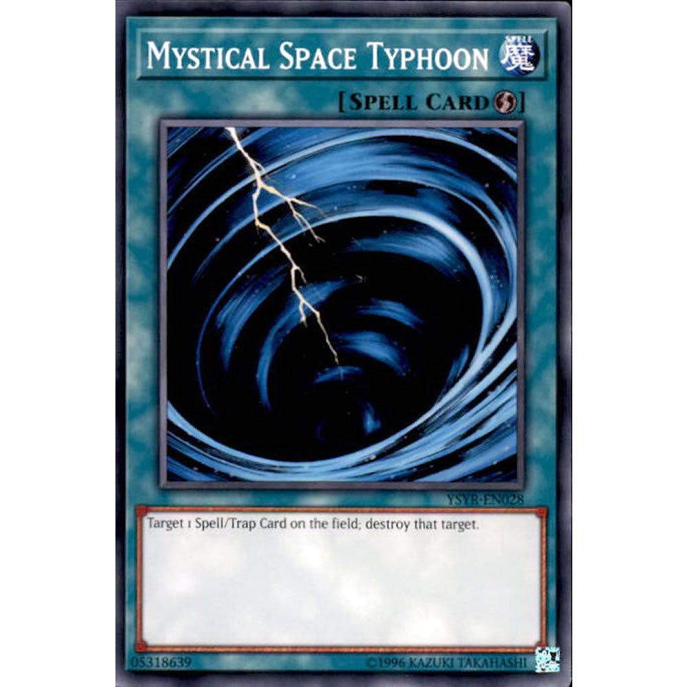 Mystical Space Typhoon YSYR-EN028 Yu-Gi-Oh! Card from the Yugi Reloaded Set