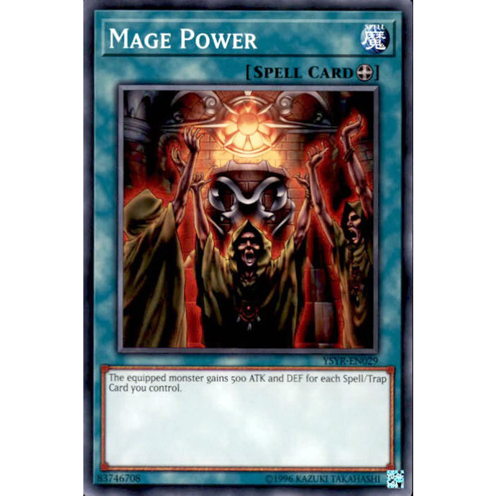 Mage Power YSYR-EN029 Yu-Gi-Oh! Card from the Yugi Reloaded Set