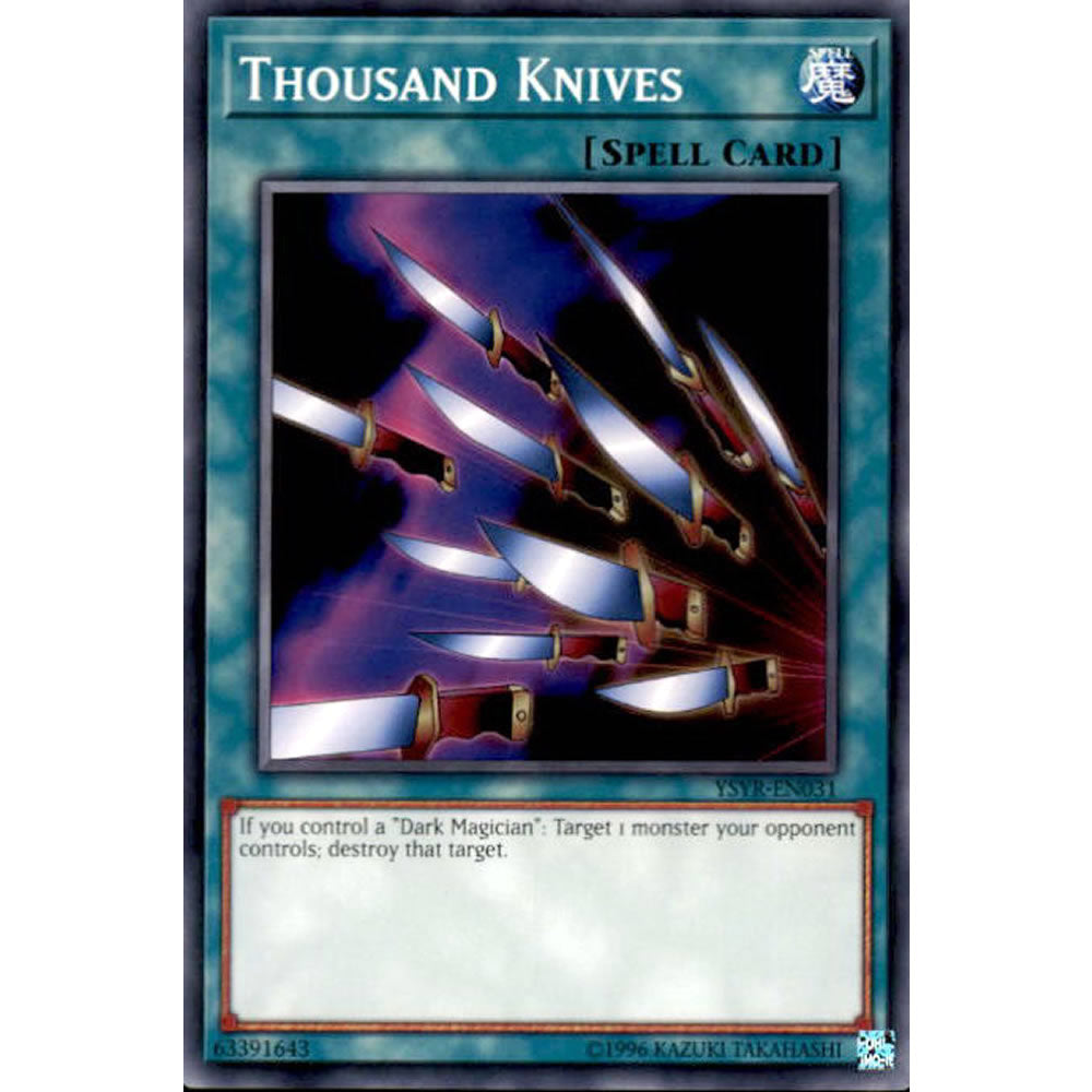 Thousand Knives YSYR-EN031 Yu-Gi-Oh! Card from the Yugi Reloaded Set