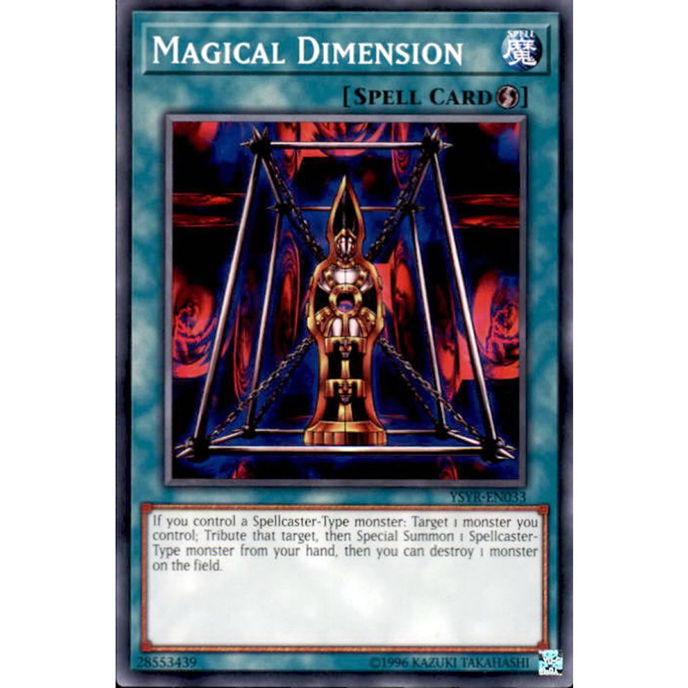 Magical Dimension YSYR-EN033 Yu-Gi-Oh! Card from the Yugi Reloaded Set