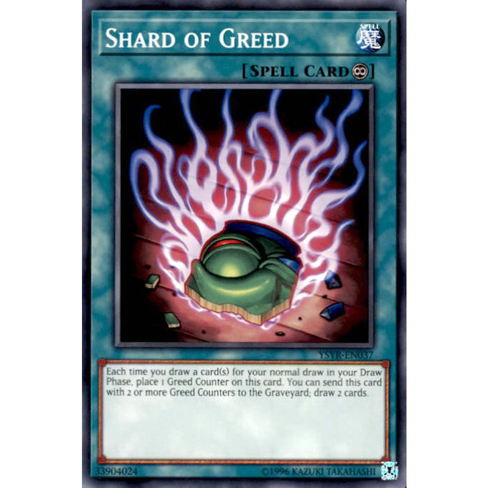 Shard of Greed YSYR-EN037 Yu-Gi-Oh! Card from the Yugi Reloaded Set