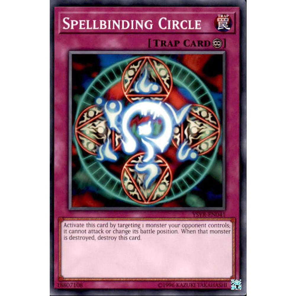 Spellbinding Circle YSYR-EN041 Yu-Gi-Oh! Card from the Yugi Reloaded Set