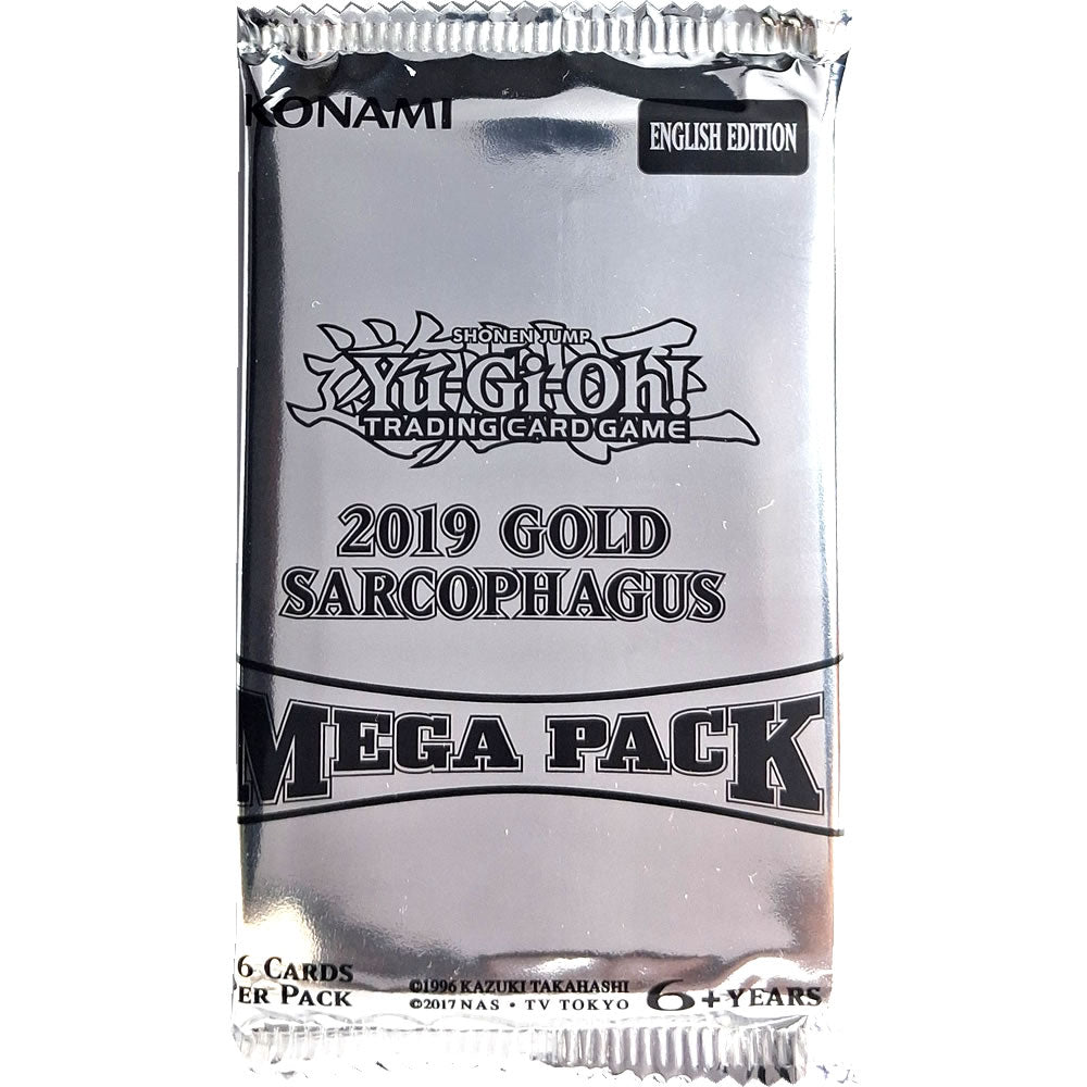 Yu-Gi-Oh! 2019 Gold Sarcophagus Tin Mega Pack Booster Pack