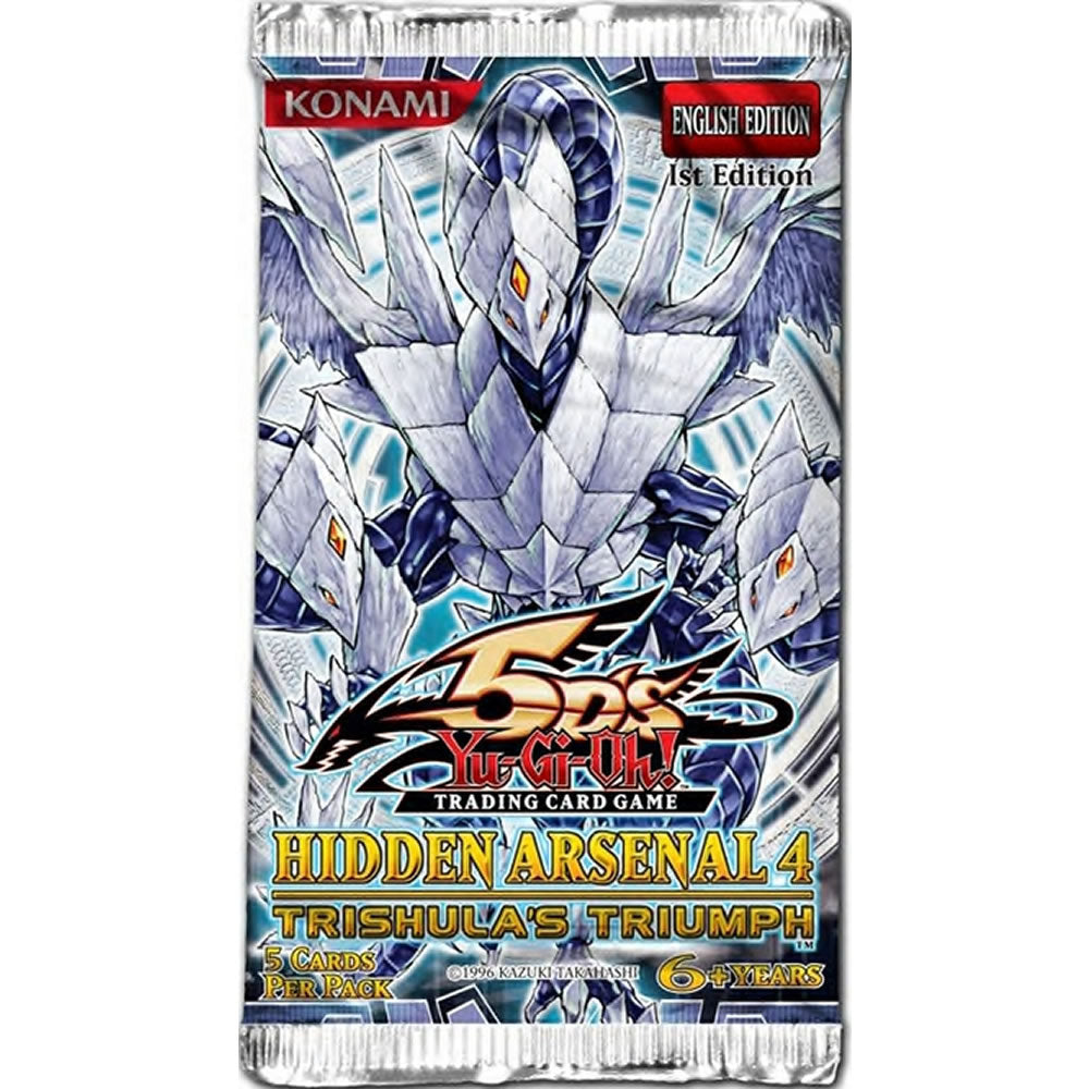 Yu-Gi-Oh! Hidden Arsenal 3 Booster Pack Factory Sealed, English, Konami Yu-Gi-Oh! Hidden Arsenal 3 Booster Pack Factory Sealed, English, Konami