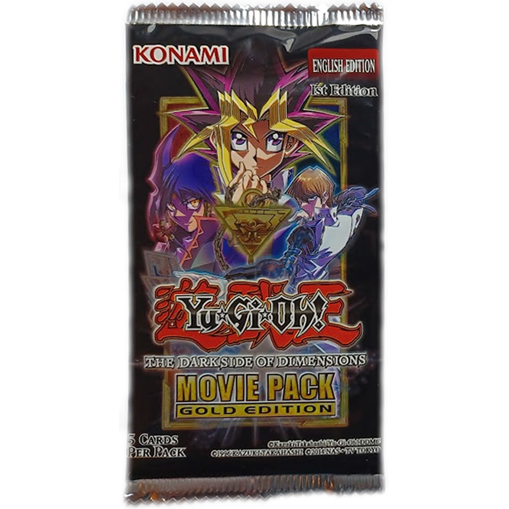 Yu-Gi-Oh! The Dark Side of Dimensions Movie Pack Gold Edition Booster Pack