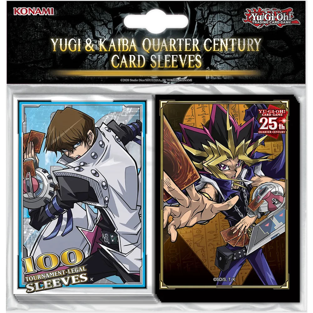Yu-Gi-Oh! Yugi & Kaiba Quarter Century Card Sleeves