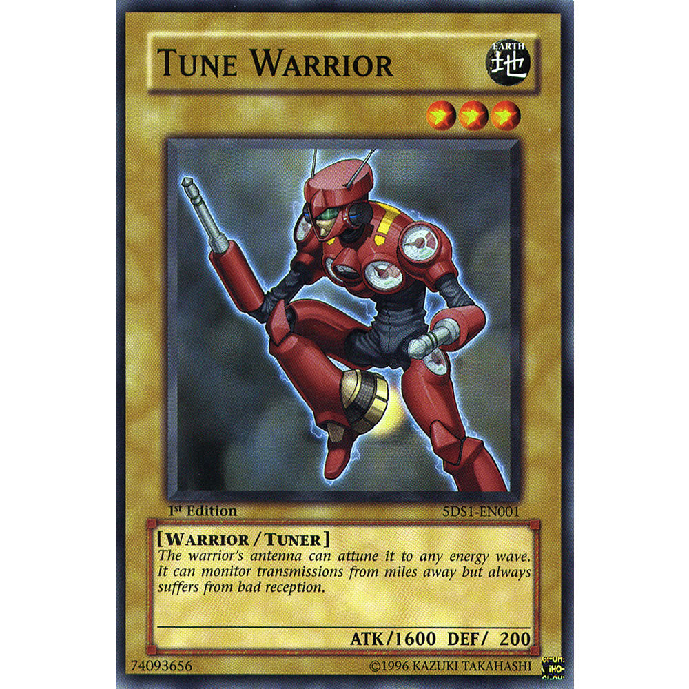 Tune Warrior 5DS1-EN001 Yu-Gi-Oh! Card from the 5Ds 2008 Set
