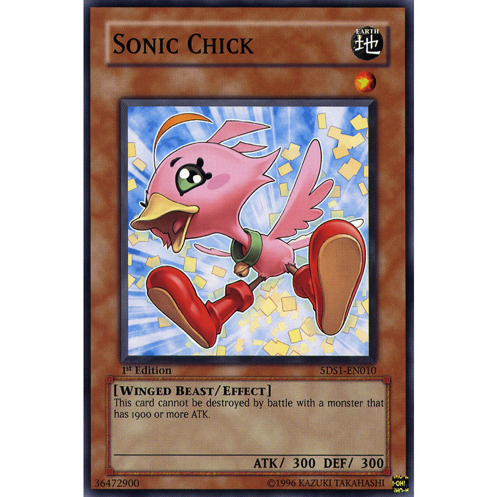 Sonic Chick 5DS1-EN010 Yu-Gi-Oh! Card from the 5Ds 2008 Set