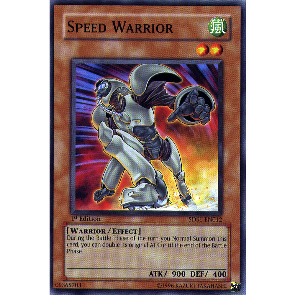 Speed Warrior 5DS1-EN012 Yu-Gi-Oh! Card from the 5Ds 2008 Set
