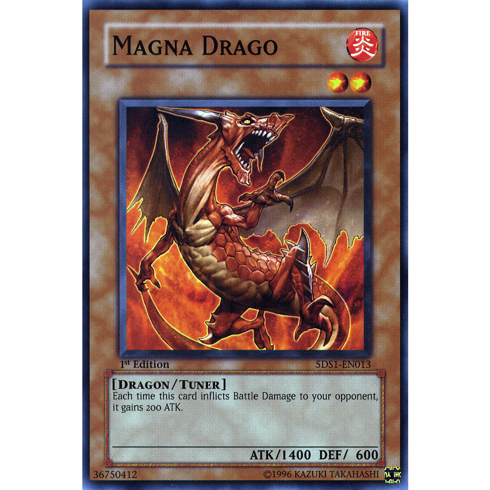 Magna Drago 5DS1-EN013 Yu-Gi-Oh! Card from the 5Ds 2008 Set