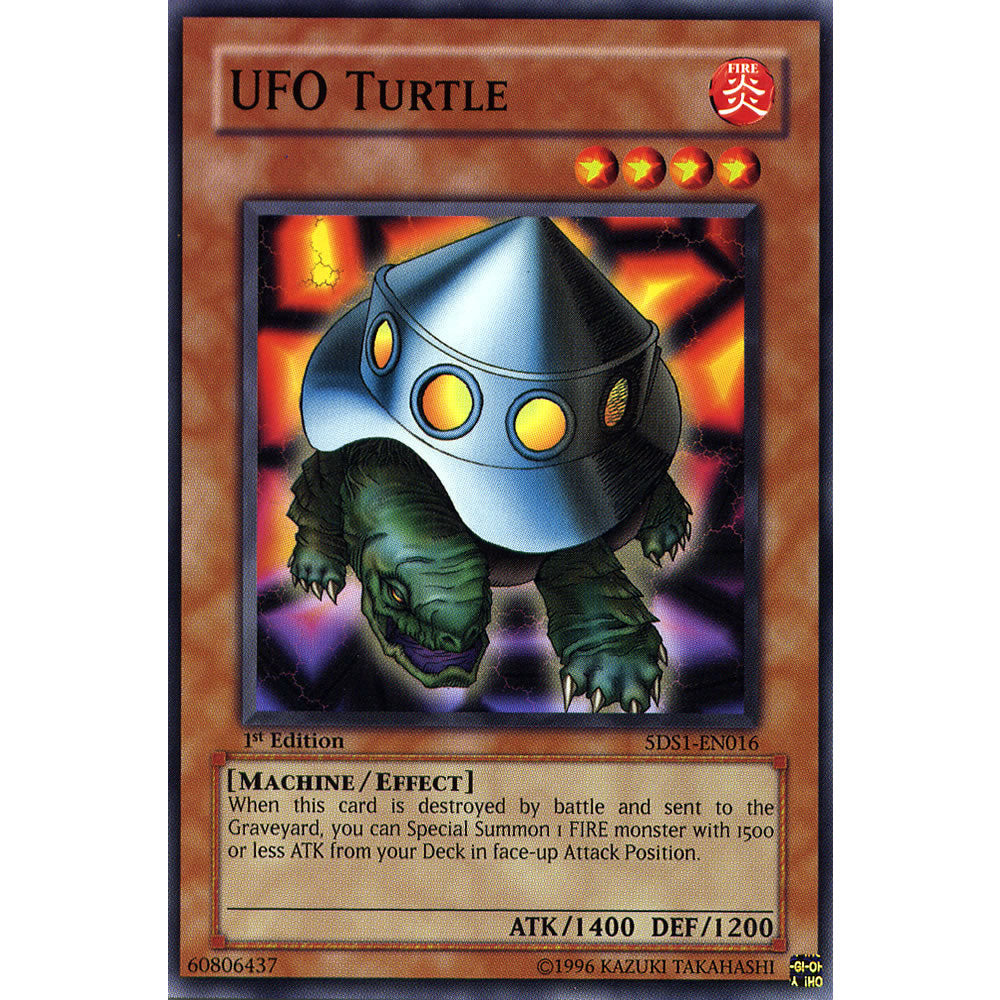 UFO Turtle 5DS1-EN016 Yu-Gi-Oh! Card from the 5Ds 2008 Set