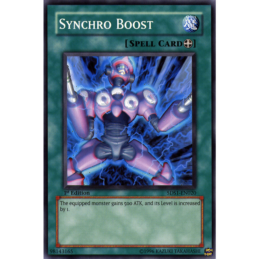Synchro Boost 5DS1-EN020 Yu-Gi-Oh! Card from the 5Ds 2008 Set