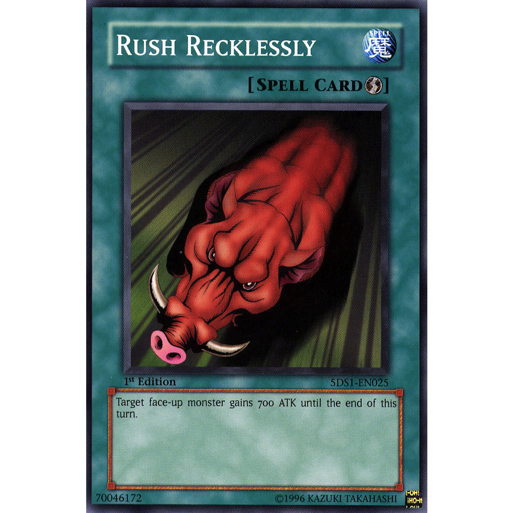 Rush Recklessly 5DS1-EN025 Yu-Gi-Oh! Card from the 5Ds 2008 Set
