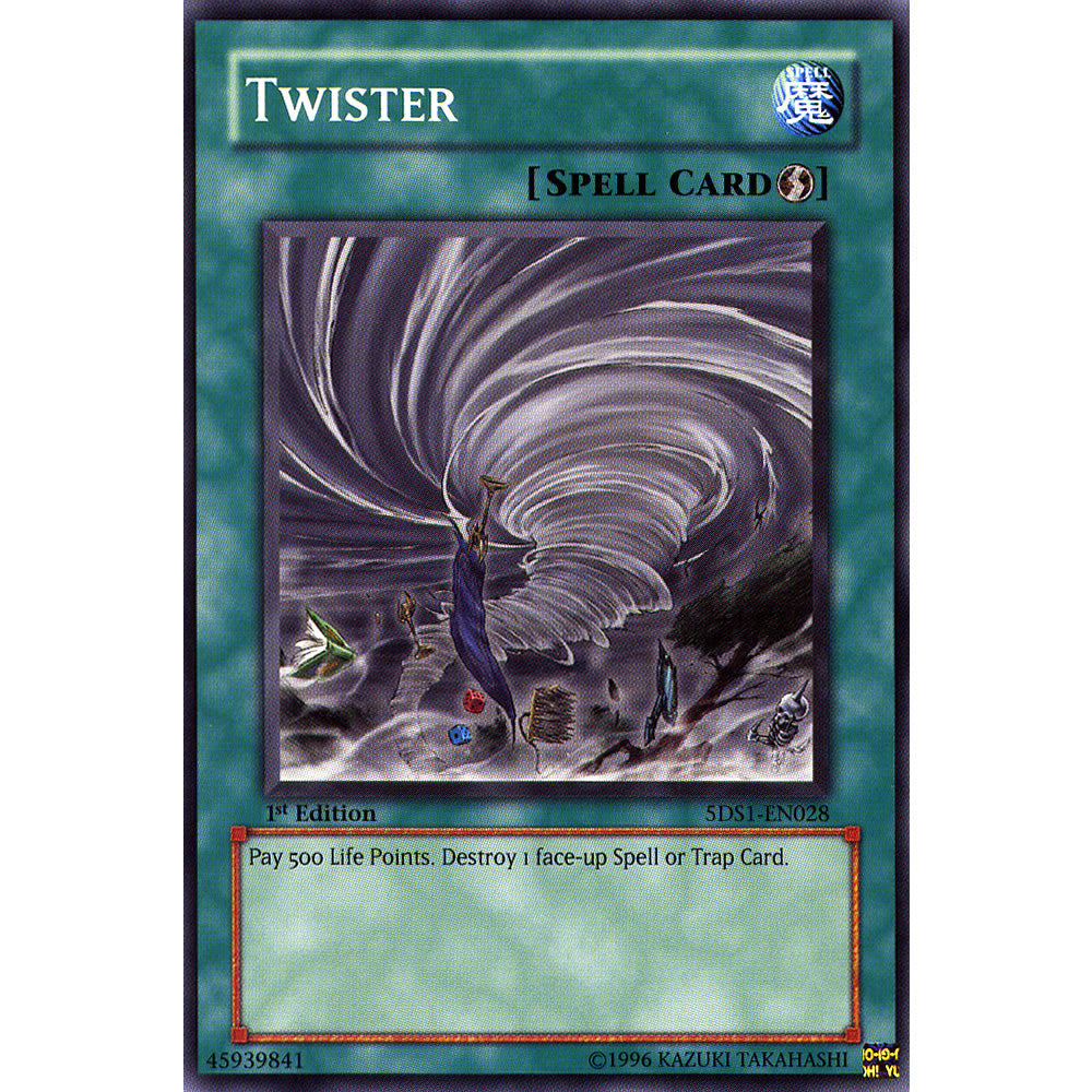 Twister 5DS1-EN028 Yu-Gi-Oh! Card from the 5Ds 2008 Set