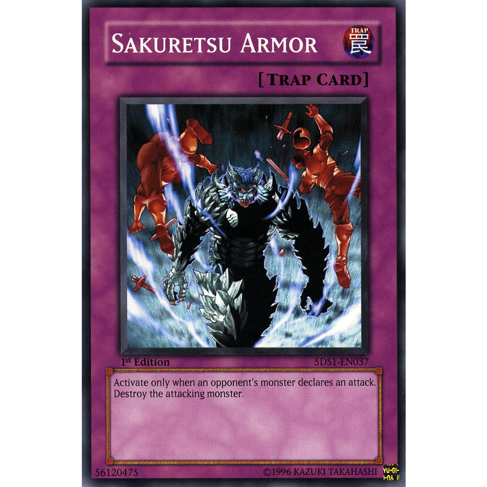 Sakuretsu Armor 5DS1-EN037 Yu-Gi-Oh! Card from the 5Ds 2008 Set