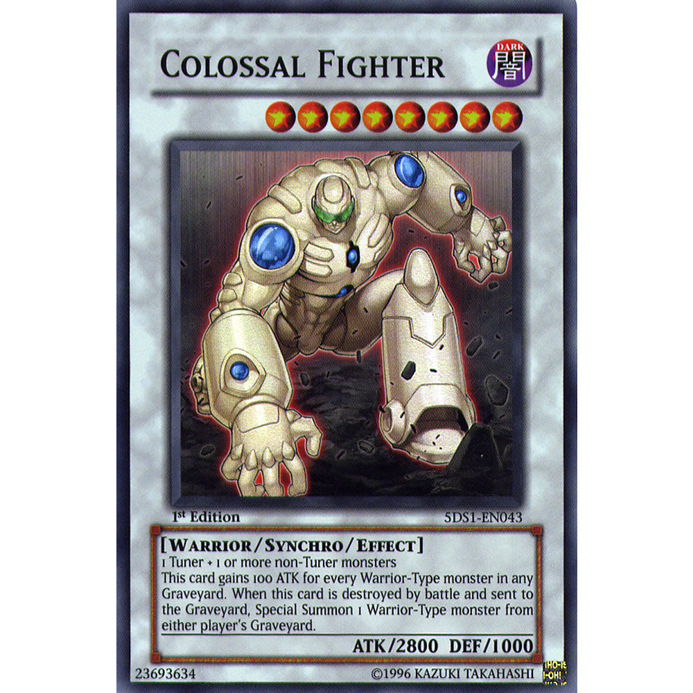 Colossal Fighter 5DS1-EN043 Yu-Gi-Oh! Card from the 5Ds 2008 Set