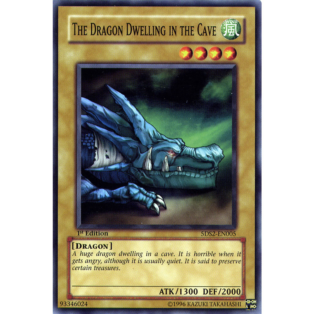The Dragon Dwelling In The Cave 5DS2-EN005 Yu-Gi-Oh! Card from the 5Ds 2009 Set