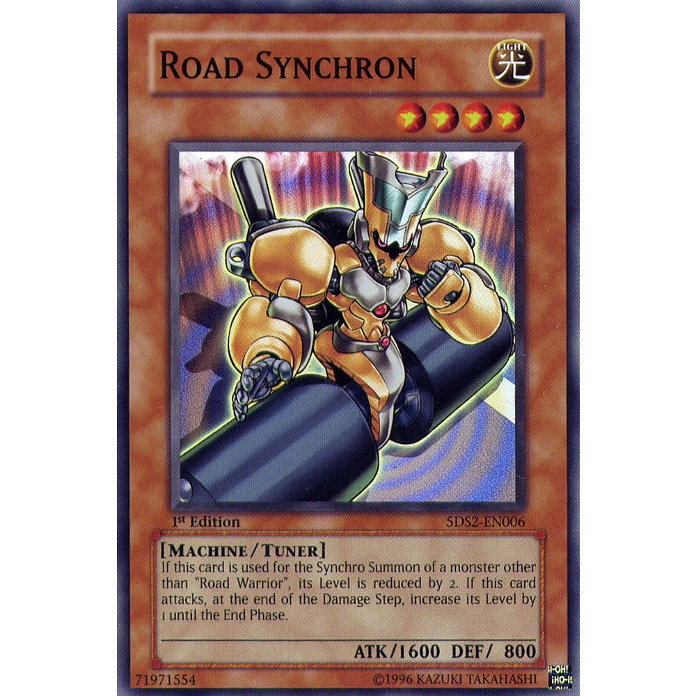 Road Synchron 5DS2-EN006 Yu-Gi-Oh! Card from the 5Ds 2009 Set