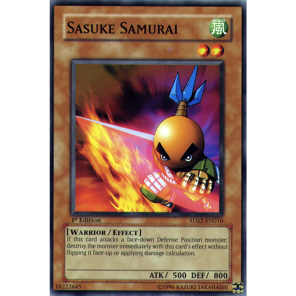 Sasuke Samurai 5DS2-EN010 Yu-Gi-Oh! Card from the 5Ds 2009 Set