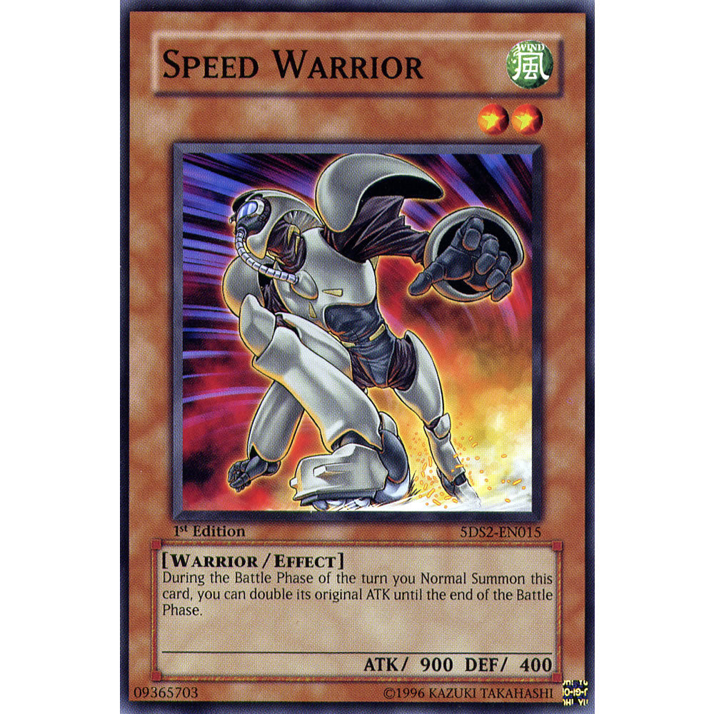 Speed Warrior 5DS2-EN015 Yu-Gi-Oh! Card from the 5Ds 2009 Set
