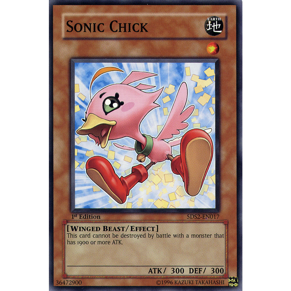 Sonic Chick 5DS2-EN017 Yu-Gi-Oh! Card from the 5Ds 2009 Set