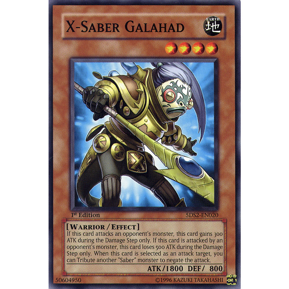 X-Saber Galahad 5DS2-EN020 Yu-Gi-Oh! Card from the 5Ds 2009 Set
